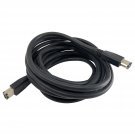 Micro Connectors, Inc. 10 feet Firewire IEEE 1394 6 Pin Male to 6 Pin Male Cable