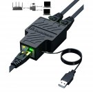 Rj45 Ethernet Splitter, Ethernet Splitter 1 To 2 [2 Devices Simultaneous Network