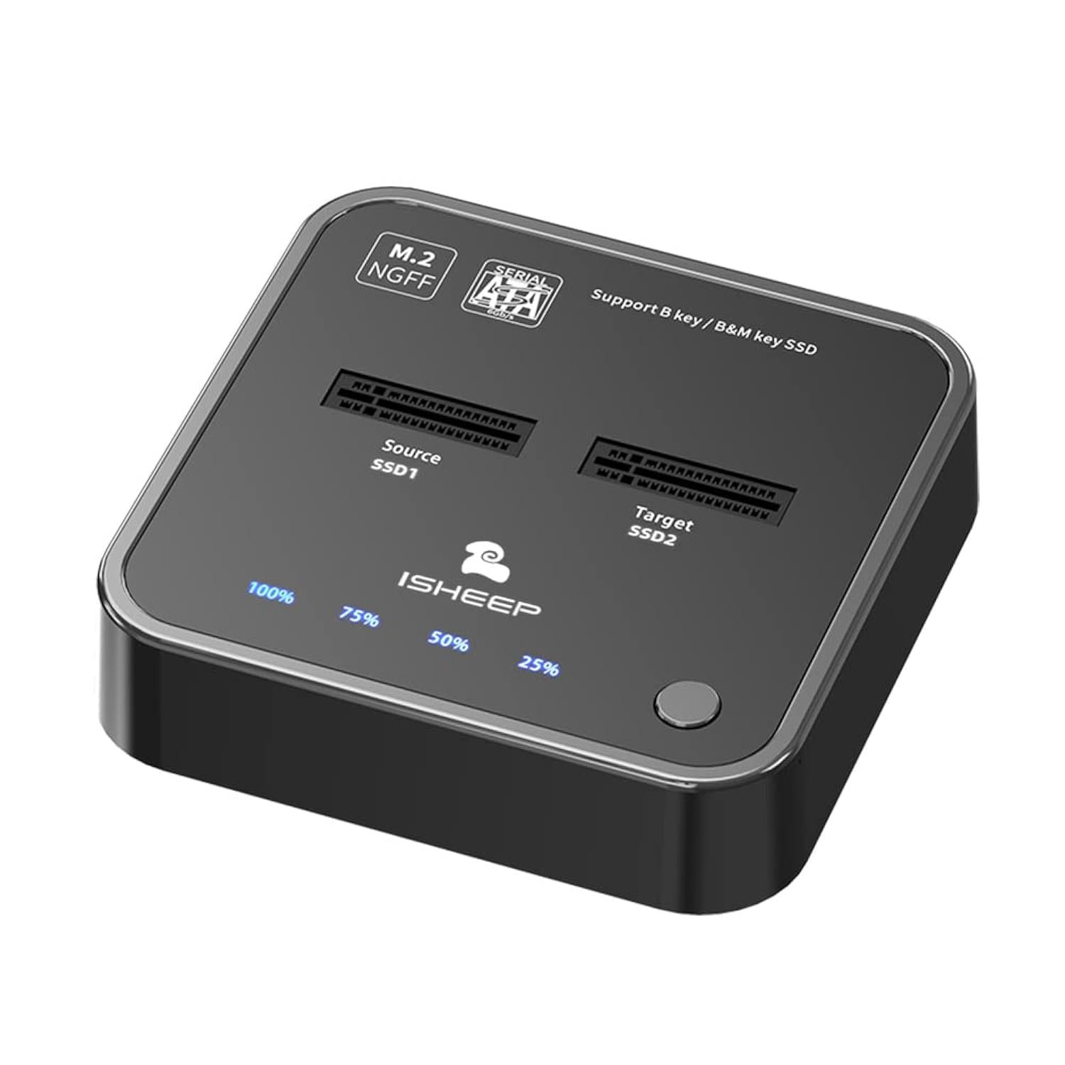 Sata M.2 Ssd Duplicator, Sata M.2 To Type C Hard Drive Docking Station, For B+M