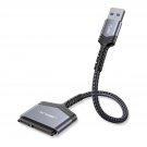Sata To Usb A Cable, Usb A 3.0 To 2.5” Sata Iii Hard Drive Adapter Aluminum Shel
