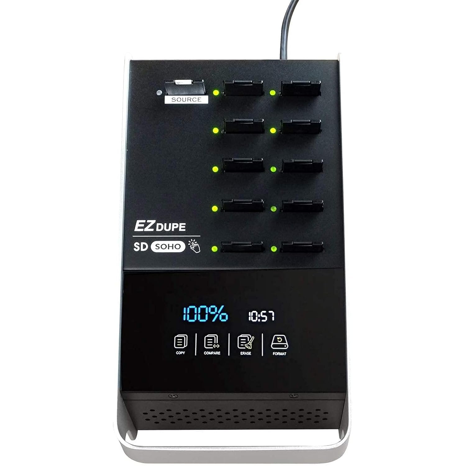 Soho Touch 1 To 10 Sd Duplicator - Secure Digital Card And Microsd Tf Media Memo