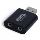 Usb Audio Adapter With 3.5Mm Speaker-Headphone And Microphone Jack, Add An Exter