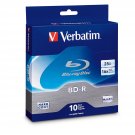 Verbatim BD-R 25GB 16X Blu-ray Recordable Media Disc - Spindle - 97238, Branded,