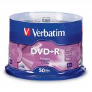 Verbatim DVD+R Blank Discs AZO Dye 4.7GB 16X Recordable Disc - 50 Discs Spindle