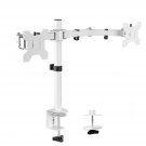 VIVO Dual Monitor Desk Mount, Heavy Duty Fully Adjustable Steel Stand, Holds 2 C