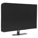 Waterproof Computer Monitor Dust Cover, Black Full Body Cover For Computer Scree