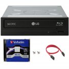 Wh16Ns40 16X Blu-Ray Bdxl Dvd Cd Internal Burner Drive Bundle With Free 25Gb M-D