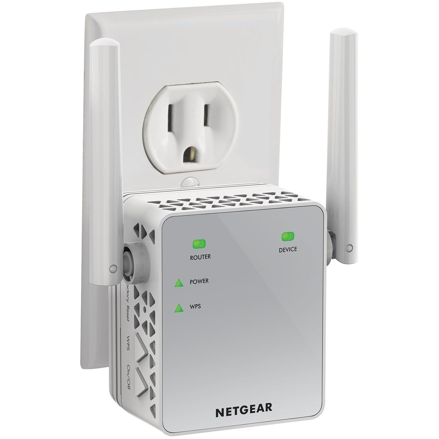 Wi-Fi Range Extender Ex3700 - Coverage Up To 1000 Sq Ft And 15 Devices With Ac75