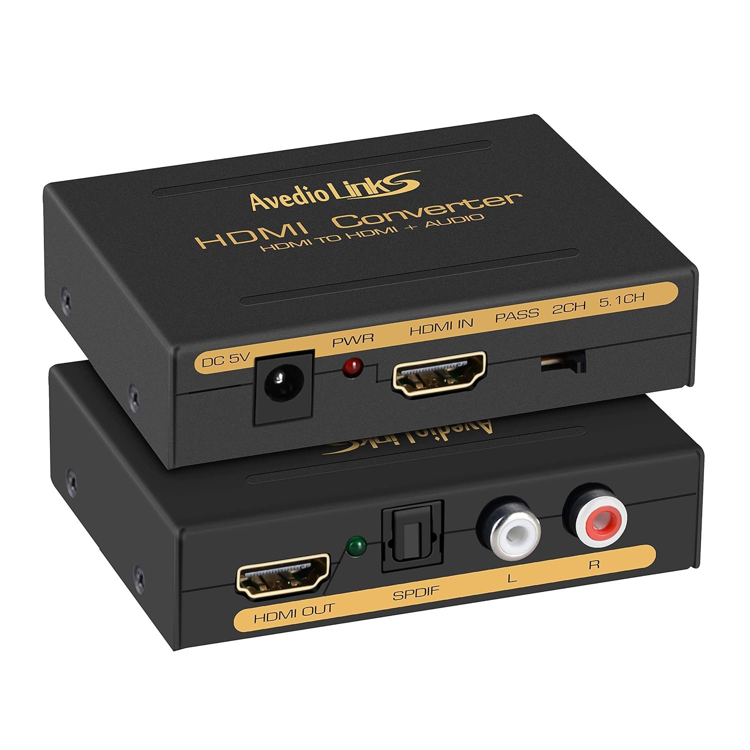 4K Hdmi Audio Extractor Splitter, 1080P Hdmi To Hdmi Audio Converter + Optical T