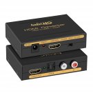 4K Hdmi Audio Extractor Splitter, 1080P Hdmi To Hdmi Audio Converter + Optical T