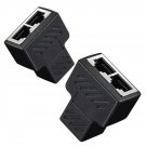Ethernet Splitter, Rj45 1 To 2 Ethernet Splitter Coupler Adapter Cable Suitable