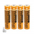 Hhr-55Aaabu Ni-Mh Aaa Rechargeable Battery For Panasonic 1.2V 550Mah 4Pack Nimh