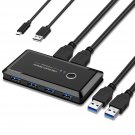Usb 3.0 Switcher Selector 2 Computer Sharing 4 Usb Devices Kvm Switches Hub Adap