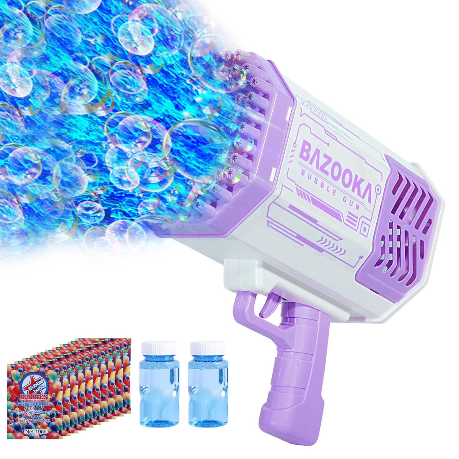 Bubble Machine Gun, 69 Holes Bubble Gun Bubbles Kids Toys For Toddlers Boys Girl