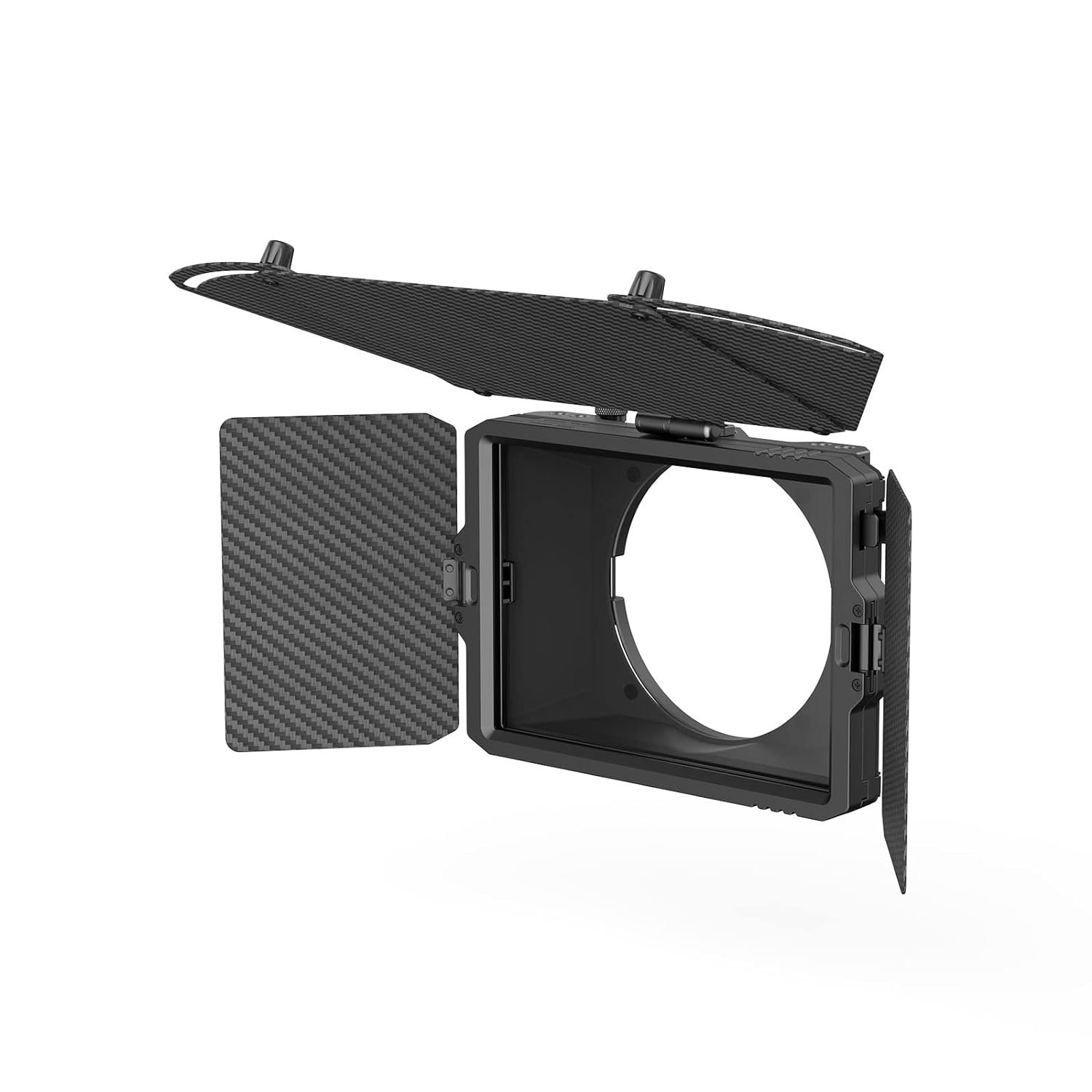 SMALLRIG Mini Matte Box Pro for Mirrorless DSLR Cameras, Come with 4 x 5.65 Filter Trays and 67mm/