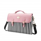 Computer Bag For Women Laptop Messenger Bag For Work College, Slim-Pink, 15.6-Inch