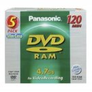 Panasonic DVD-RAMs (LM-AF120LU5)