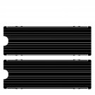 M.2 Heatsink Ssd Cooler For Ps5 Pcie Nvme Or Sata M2 2280 Ssd Cooling(Black 2 Pieces)