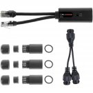 Poe Combiner Splitter Adapter, Run 2 Ip Cameras On 1 Cable