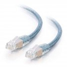 Rj11 Ethernet Network Cable For Dsl Internet, 100 Foot Long, 28726 Transparent Blue