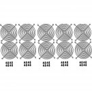 120mm Black Finger Grills (10 Pack)