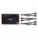 Noctua NA-SYC1 chromax.Black, 4 Pin Y-Cables for PC Fans (Black)