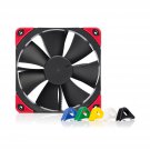 Noctua NF-F12 PWM chromax.Black.swap, Premium Quiet Fan, 4-Pin (120mm, Black)