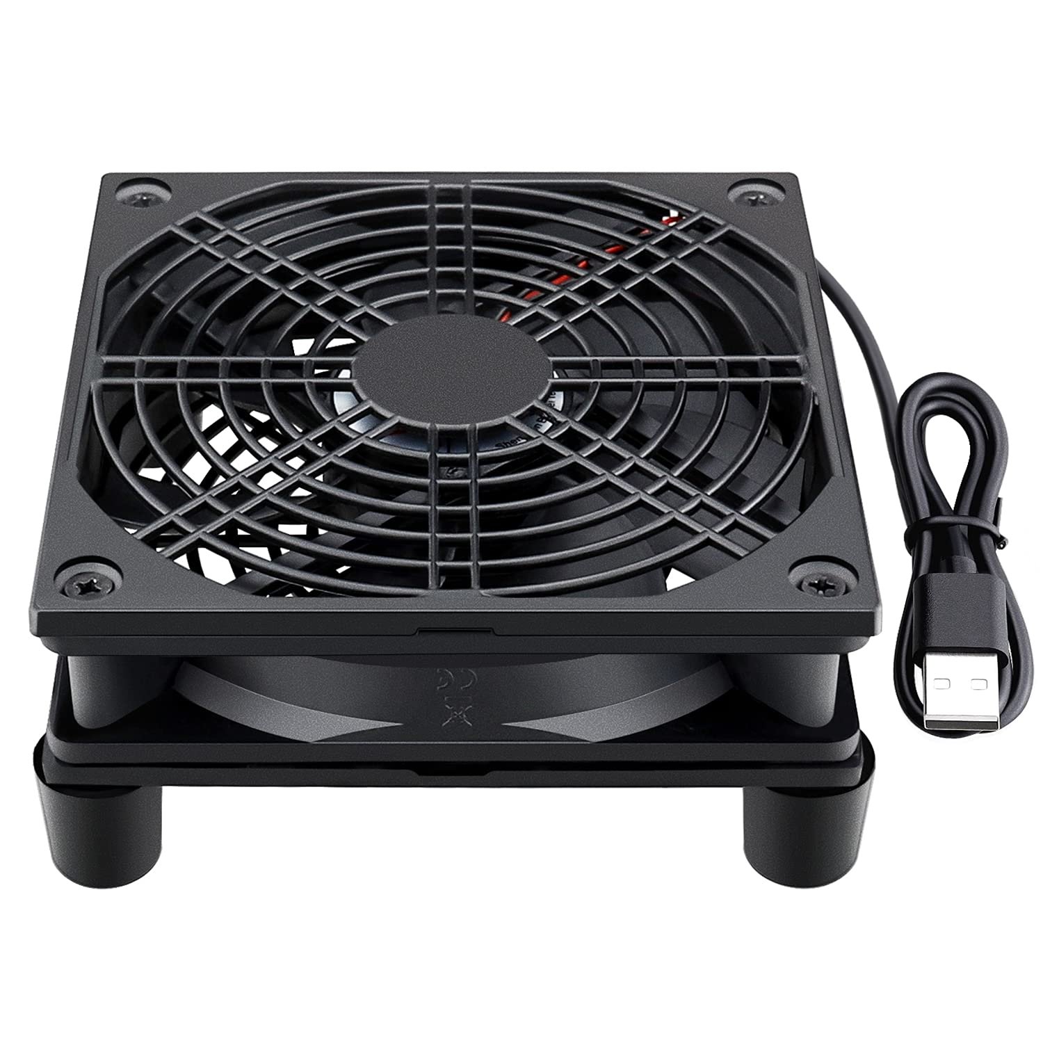 Cooling Case Fan For Receiver Dvr Xbox Tv Box Router 120Mm X 25Mm 5V Usb Power