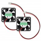 2-Pack 40Mm X 10Mm Dc 12V Brushless Cooling Fan, Dual Ball Bearing, Ydm4010B12