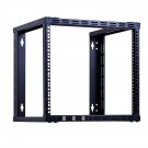 9U Wall Mount Rack Open Frame 19In Server Equipment Rack Heavy Duty - 17In Depth