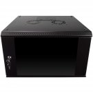 NavePoint 6U Wall Mount Consumer Series Server Cabinet Network Enclosure Locks, Fan