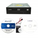 Lg Hlds Wh16Ns58Dup 16X Blu-Ray Bdxl Dvd Cd Internal Burner Drive Bundle With Free 25Gb Bd-R + Sat