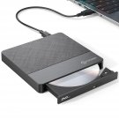 External Cd Dvd Drive, Usb 2.0 Portable Cd/Dvd+/-Rw Burner Dvd Player For Laptop Or Desktop, Compa