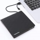 Double Connector External Blu-Ray Cd Dvd Drive, Usb 3.0 Type-C Portable Cd Dvd Burner Player, Comp