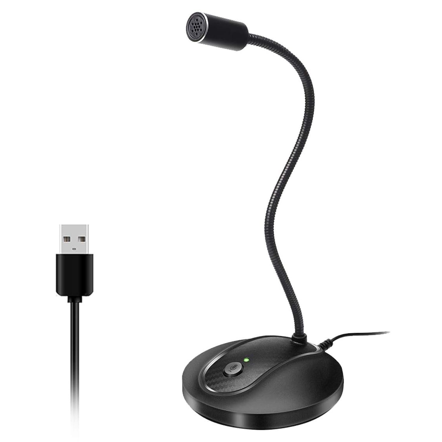 Usb Microphone, Computer Pc Microphone With Mute Button For Streaming, Podcasting, Vocal Recording