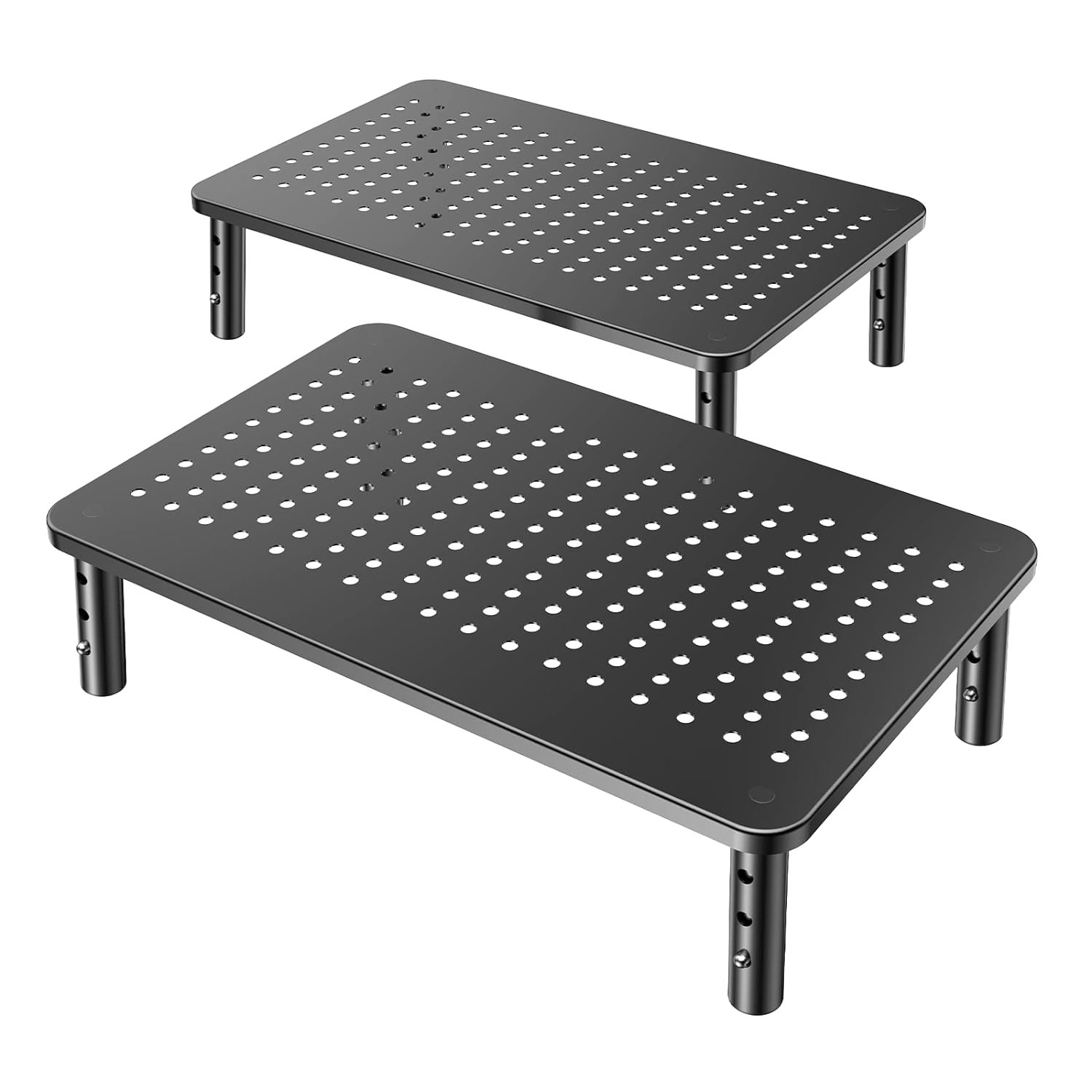 HUANUO Monitor Stand, 2 Pack, Monitor Riser, 2 Monitor Stand Height ...