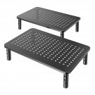 HUANUO Monitor Stand, 2 Pack, Monitor Riser, 2 Monitor Stand Height Adjustable, Computer Monitor S