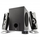 Cyber Acoustics 2.1 Subwoofer Speaker System with 18W of Power – Great for Music, Movies, Gaming,
