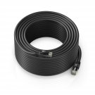 Ethernet Cable 200 ft CAT6 High Speed Internet Network LAN Cable Cord, Outdoor Waterproof (Black)