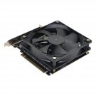 Cablecc 4X NVME M.2 AHCI to PCI-E Express 3.0 Gen3 X16 Raid Card with Fan VROC Raid0 Hyper Adapter