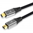 Mini Displayport To Mini Displayport Cable Dp1.4 6.6 Feet - 8K Resolution Ready Thunderbolt 2 Cabl