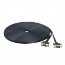 VGA to VGA Cable 50ft, DTECH Long Thin Flat 15 Pin Computer Monitor Cord Male to Male SVGA Wire (5