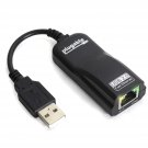 Usb 2.0 To Ethernet Fast 10/100 Lan Wired Network Adapter - Driverless And Compatible With Chromeb