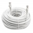 Cables Cat5E Ethernet Network Patch Cable, White 100Ft Internet Wire For Modem, Router, Pc, Tv, Co