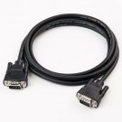 DTech 10ft DB9 to DB9 RS232 Serial Cable Male to Male Null Modem Cord Cross TX RX line for Data Co