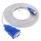 DTech USB to Serial Adapter 10 ft, USB to RS232 DB9 Female Cable COM Port with FTDI Chipset Suppor