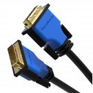 Dvi To Dvi Monitor Cable (25Ft, 24+1 Dual Link, Digital Video Cable, Male To Male) - For Gaming, D