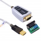 DTech USB to RS422 RS485 Serial Port Adapter Cable with FTDI Chipset 5 Position Terminal Board for