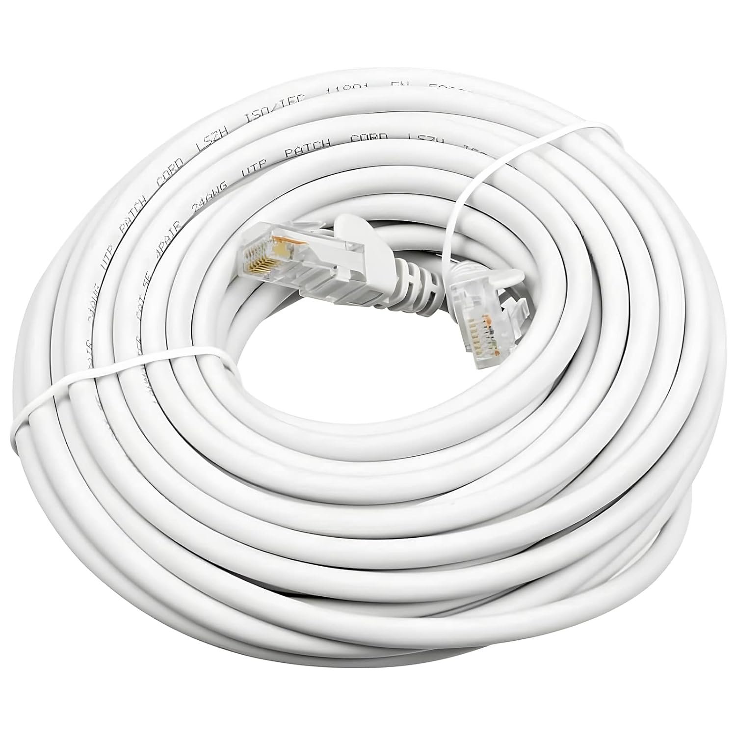 Cat5E Outdoor Ethernet Cable 100Ft Cat 5 Network Cable, Rj45 Cat 5 Ethernet Cable Cord White, 350M