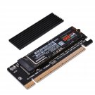 Nvme Pcie 4.0 Adapter, M.2 Nvme Ssd To Pci Express Adapter With Heat Sink, Only Support Pcie X16 S
